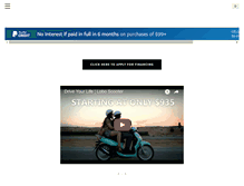 Tablet Screenshot of loboscooter.com